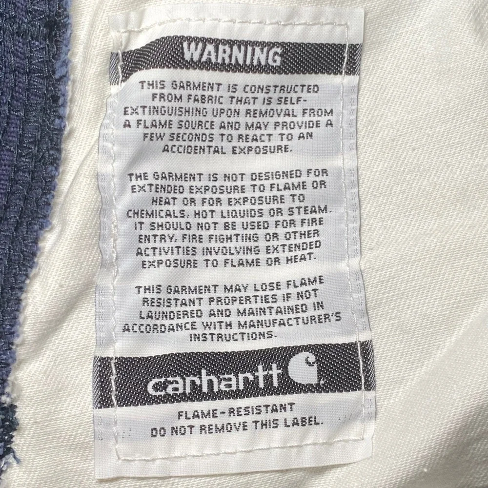 Carhartt FR Original Fit Flame Resistant Work Pants Navy 38x30 CAT 2 NWT